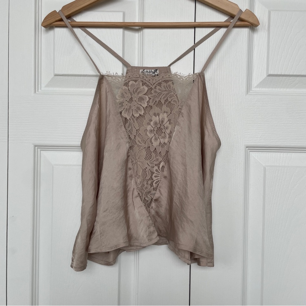 Free people satin tank size S